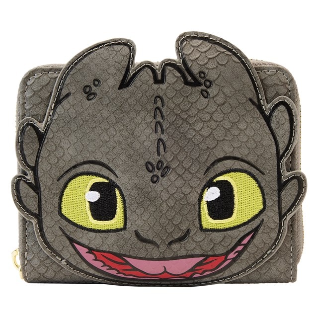 Toothless Cosplay Zip Around Wallet How To Train Your Dragon Loungefly - 1