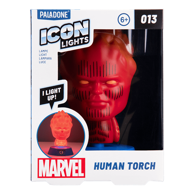 Human Torch Fantastic Four Icon Light - 9