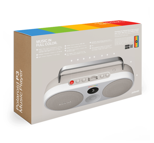 Polaroid Player 3 Grey Bluetooth Speaker - 7