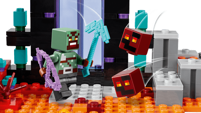 Nether Portal Ambush Minecraft LEGO - 6