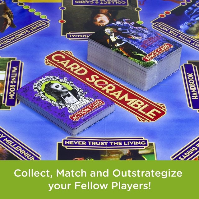 Beetlejuice Card Scramble Board Game - 4