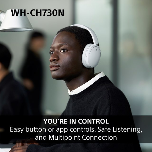 Sony WH-CH730N Black Noise Cancelling Bluetooth Headphones - 4
