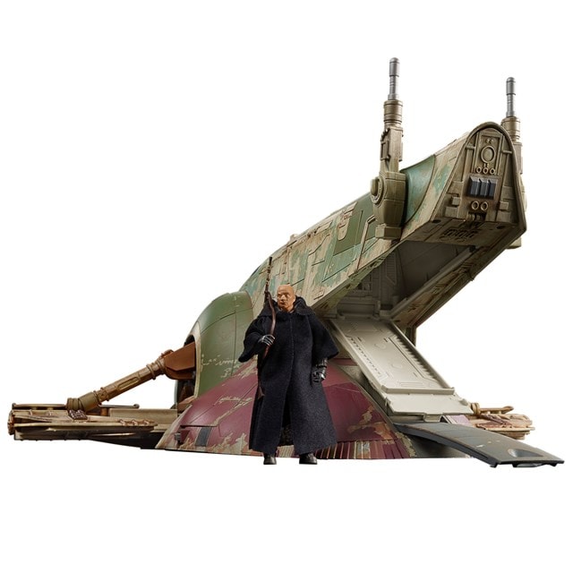 Boba Fett's Starship The Book of Boba Fett Star Wars Vintage Collection Vehicle With Figure & Stand - 23