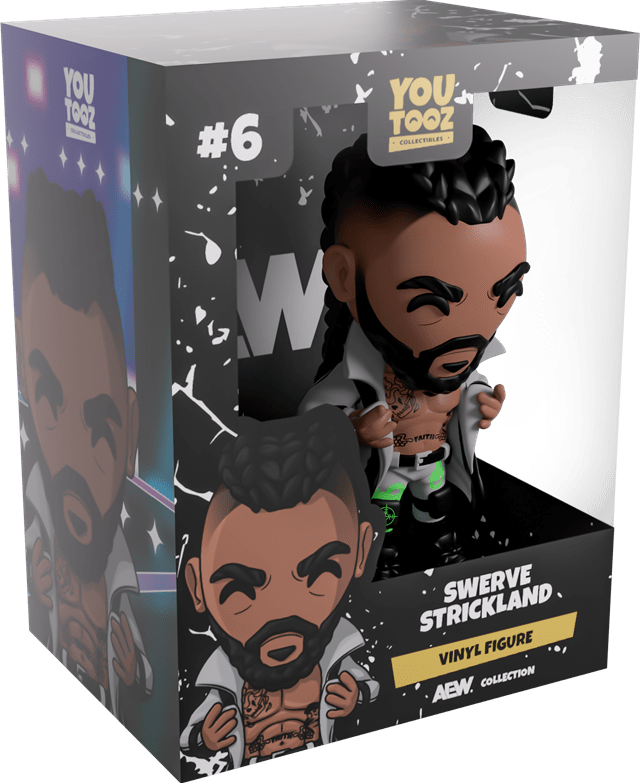Swerve Strickland All Elite Wrestling Youtooz Figurine - 2
