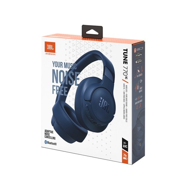 JBL Tune T770NC Blue Noise Cancelling Bluetooth Headphones - 8