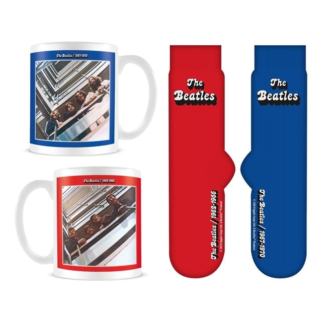 Fab Four Beatles Mug & Sock Set - 2