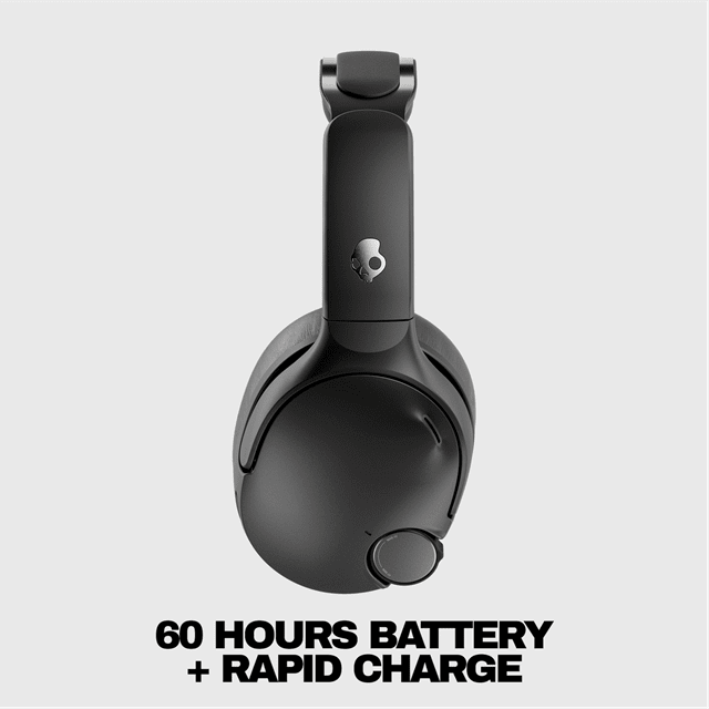 Skullcandy Crusher 1080 ANC True Black Active Noise Cancelling Bluetooth Headphones - 3