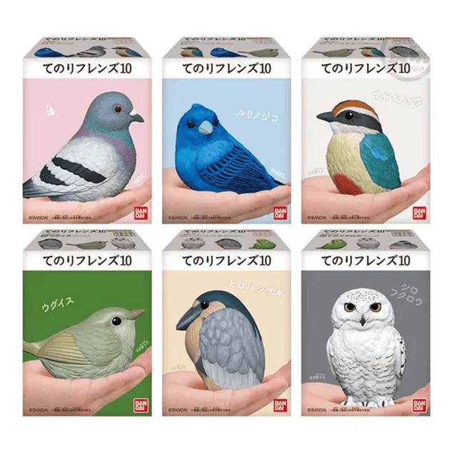 Animals Tenori Friends 10 Bird Shokugan Candy Collectable Mystery Assortment Figure - 1
