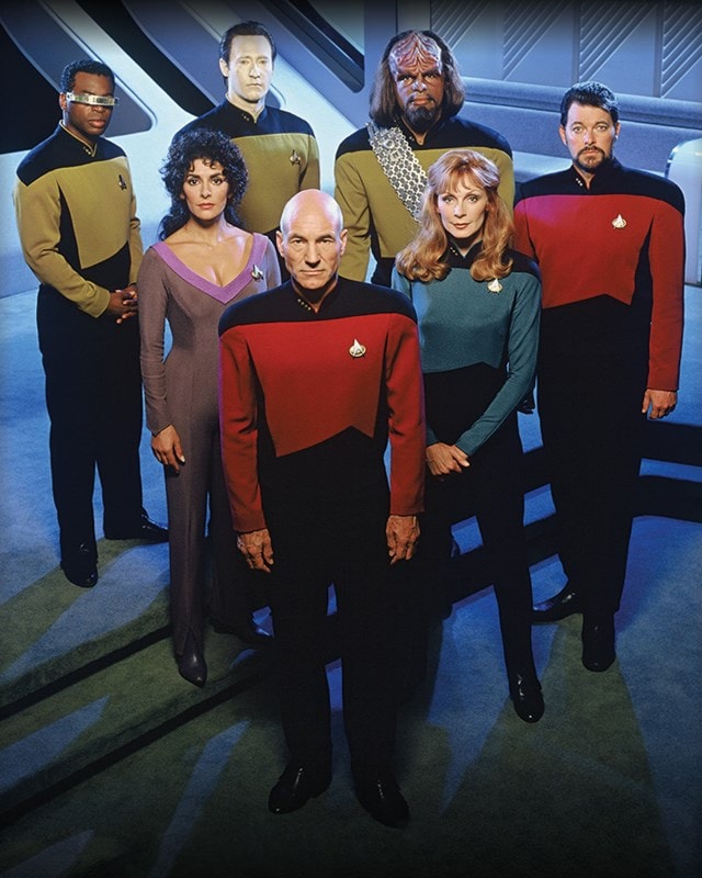 Enterprise Officers Star Trek Next Generation Canvas Print 40 x 50cm - 1
