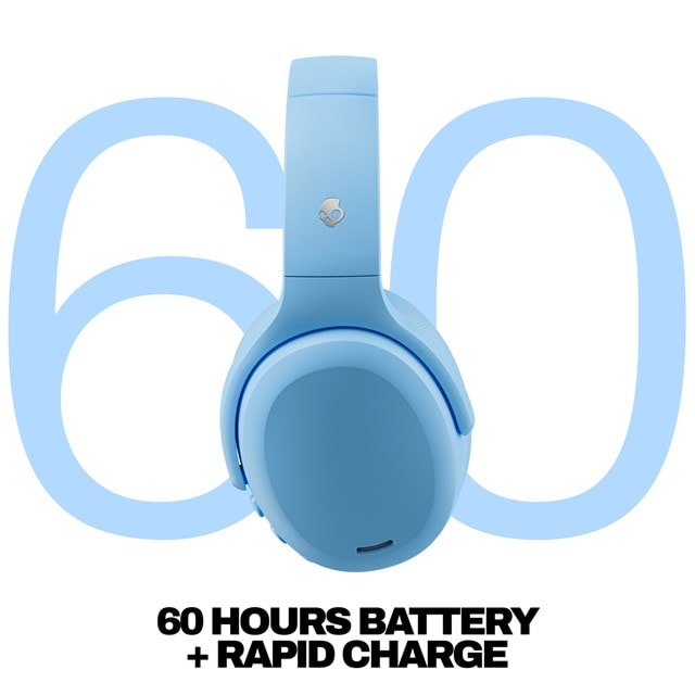 Skullcandy Crusher ANC 2 Preppy Blue Active Noise Cancelling Bluetooth Headphones - 3