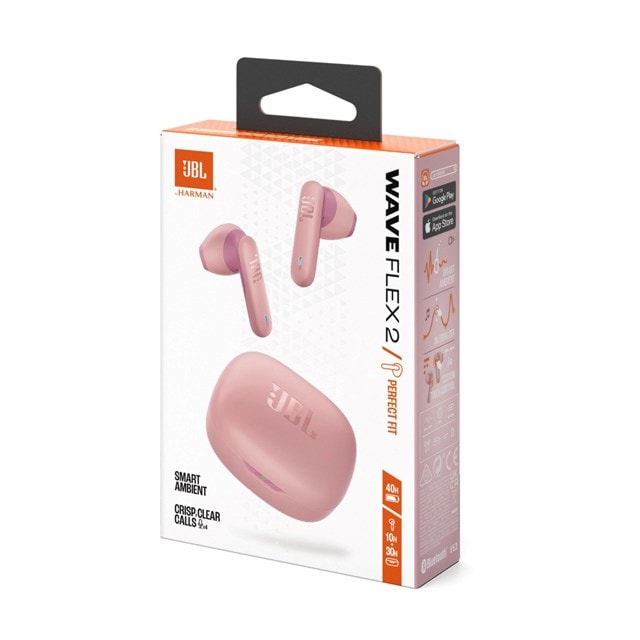 JBL Wave Flex 2 Pink True Wireless Bluetooth Earphones - 10