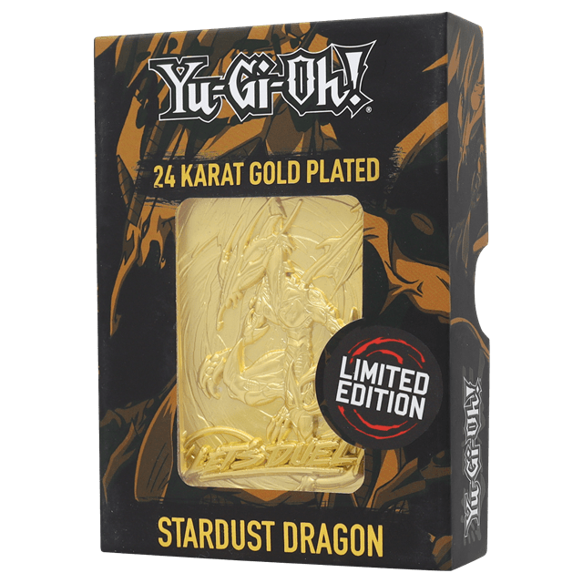 Stardust Dragon Yu-Gi-Oh! Limited Edition 24K Gold Plated Collectible - 4