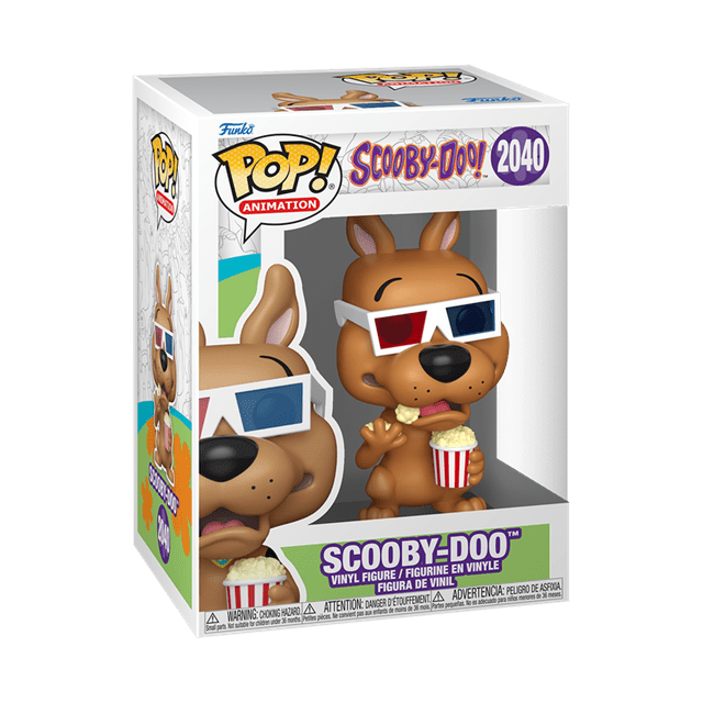 Scooby-Doo With 3D Glasses 2040 Scooby-Doo Funko Pop Vinyl