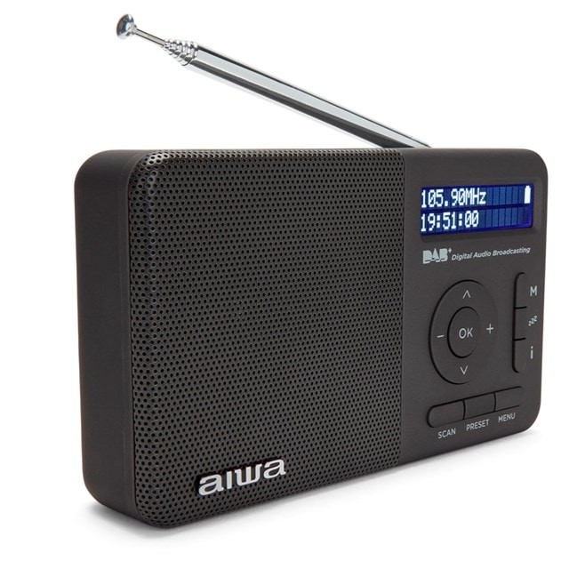 Aiwa RD-40DAB Black Digital DAB+/FM Portable Radio - 3