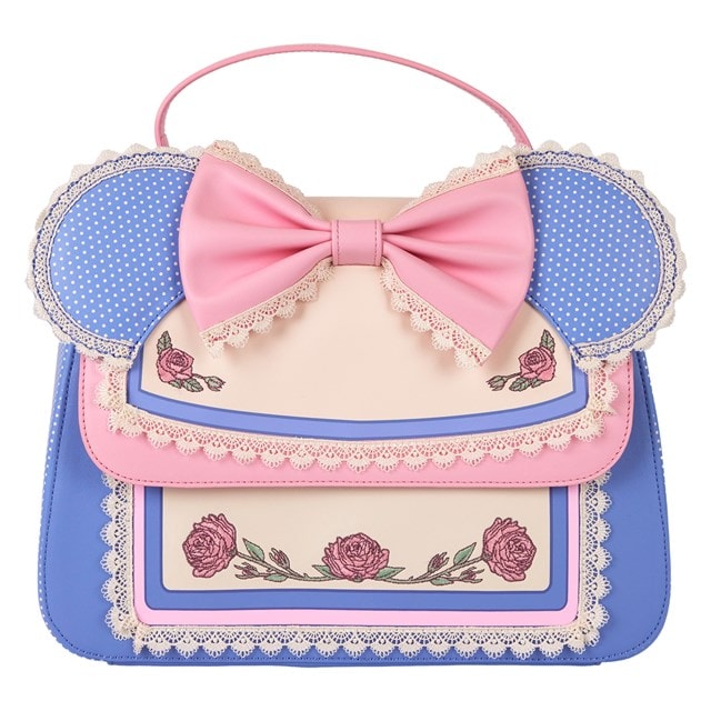 Minnie Floral And Lace Ears Loungefly Crossbody Bag - 2