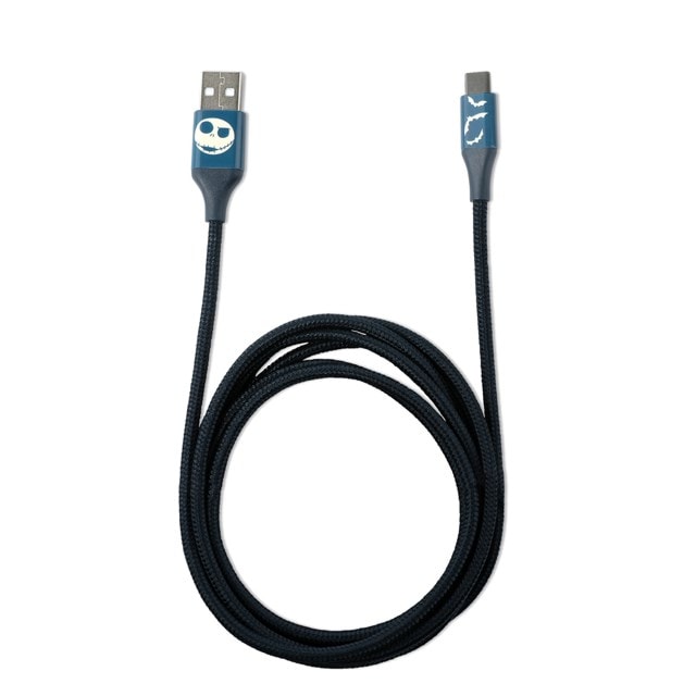 Nightmare Before Christmas Jack Bats USB-C Cable 2M - 3