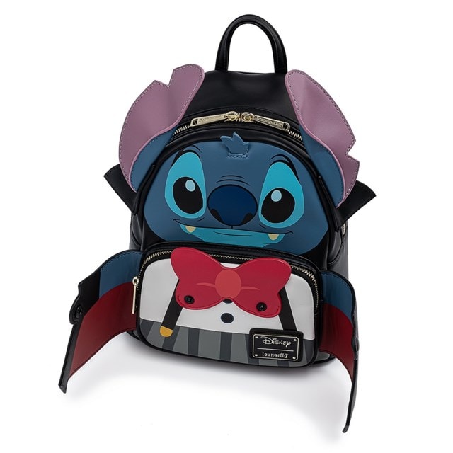 Vampire Stitch Bow Tie Lilo And Stitch Mini Backpack Loungefly - 2