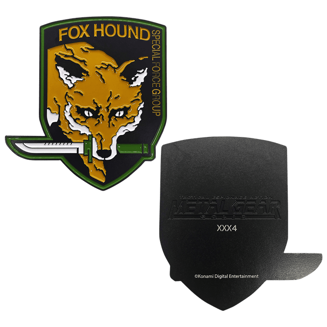 Foxhound Insignia Limited Edition: Metal Gear Solid Ingot - 2