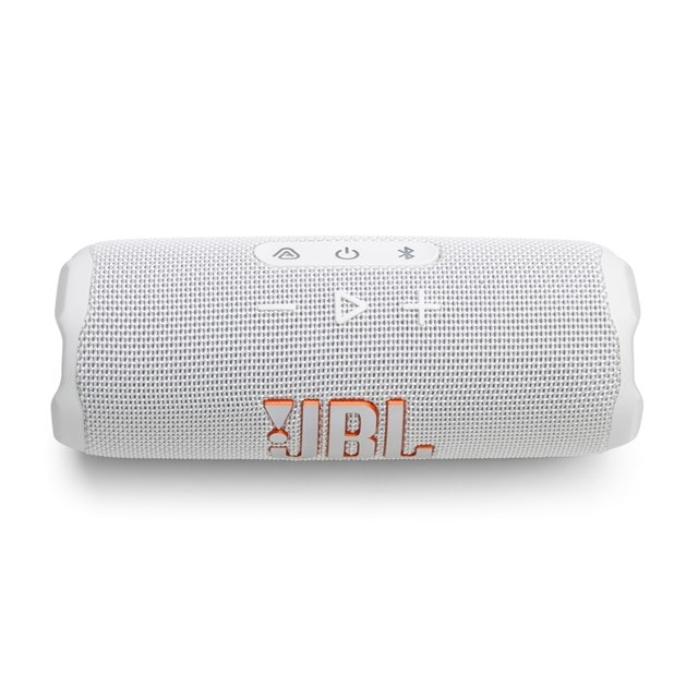 JBL Flip 7 White Bluetooth Speaker - 6