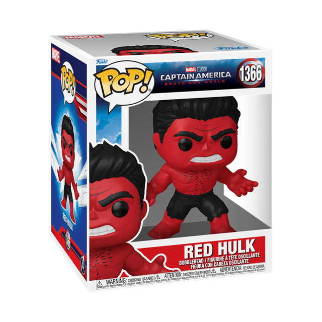 Red Hulk 1366 Captain America Brave New World Funko Pop Vinyl Super - 2