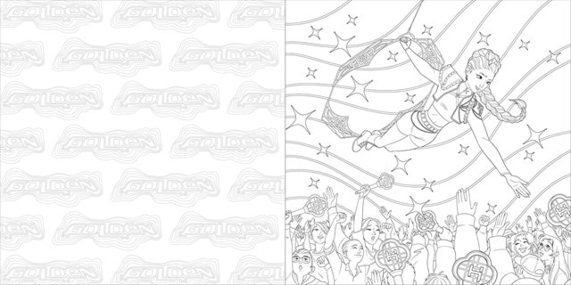 KPop Demon Hunters: The Official Deluxe Colouring Book - 7