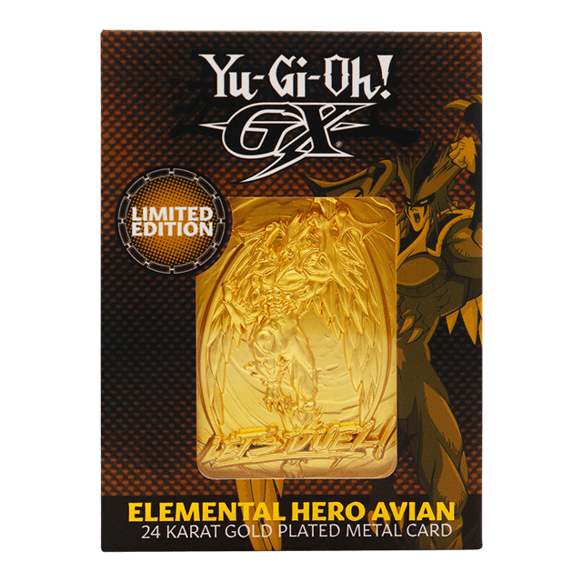 Elemental Hero Avian 24K Goldplated Yu-Gi-Oh! Ingot - 3