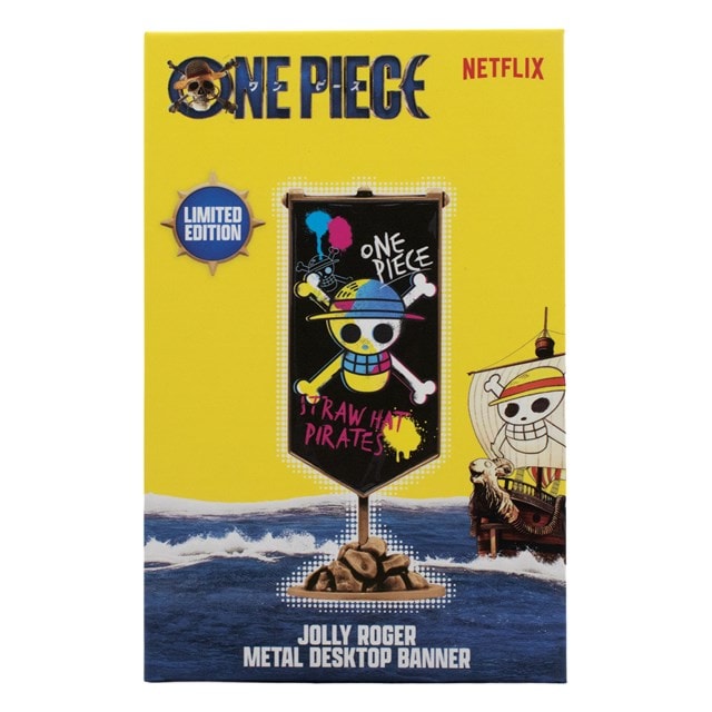 One Piece Straw Hat Pirates Metal Desktop Banner - 3