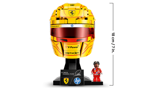 Lewis Hamilton Helmet Scuderia Ferrari F1 LEGO - 7