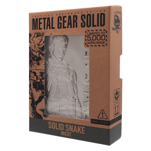 Solid Snake Metal Gear Solid 2 Ingot - 5