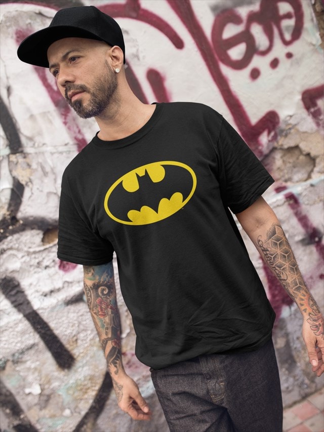 Batman Logo DC Comics Black Tee (Large) - 2
