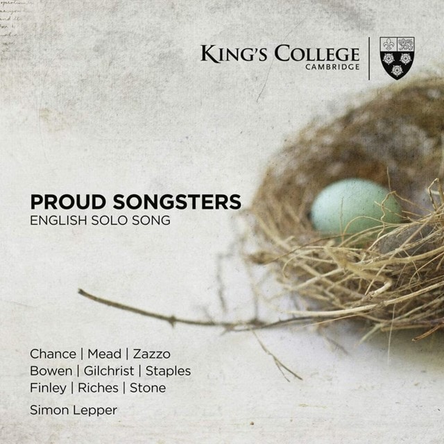 Proud Songsters: English Solo Song - 1