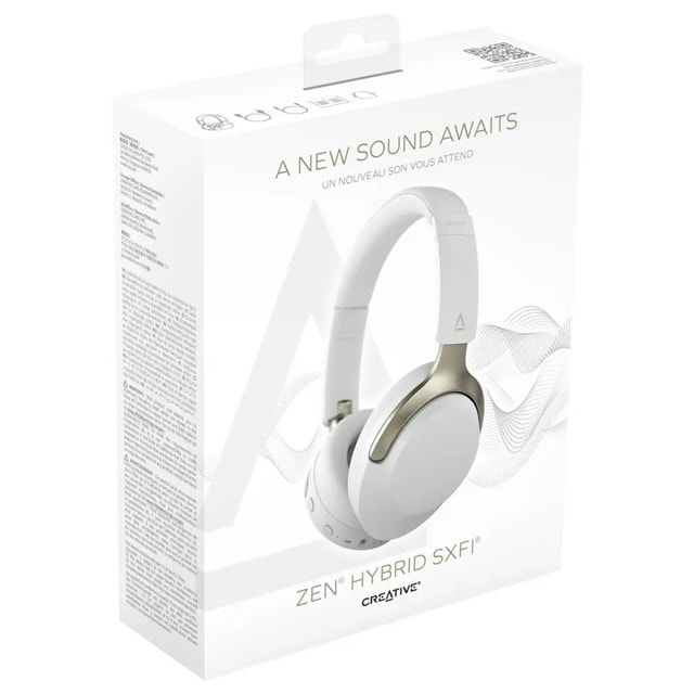 Creative Zen Hybrid SXFI Grey Active Noise Cancelling Bluetooth Headphones - 8