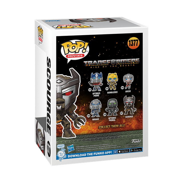 Scourge (1377) Transformers Rise Of The Beasts Pop Vinyl - 3