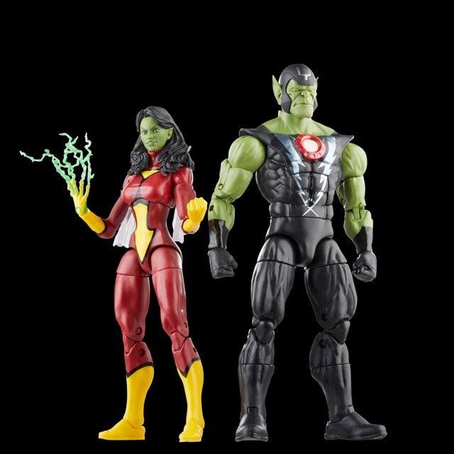 Skrull Queen and Super-Skrull Hasbro Marvel Legends Series Avengers 60th Anniversary Action Figures - 3