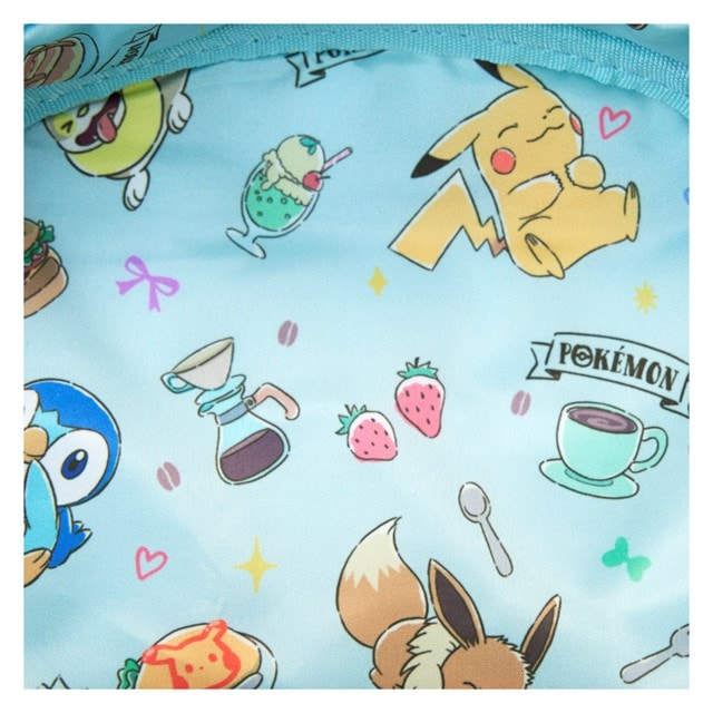 Cafe Pokemon Loungefly Triple Pocket Backpack - 8