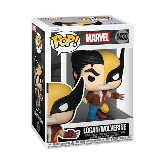 Logan / Wolverine 1433 Marvel Split Funko Pop Vinyl - 2