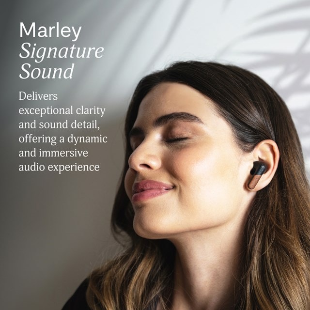 House Of Marley Trenchtown Signature Black Active Noise Cancelling True Wireless Earphones - 5