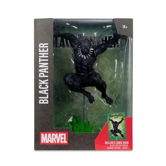 Black Panther Or Blade Marvel McFarlane Page Punchers Figurine With Comic - 3