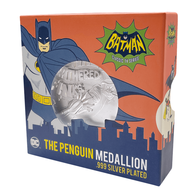 Penguin DC Comics .999 Silver Plated Medallion - 3