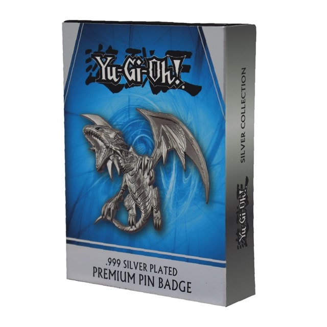 Yu-Gi-Oh! Blue Eyes White Dragon Silver Plated Xl Premium Pin - 2
