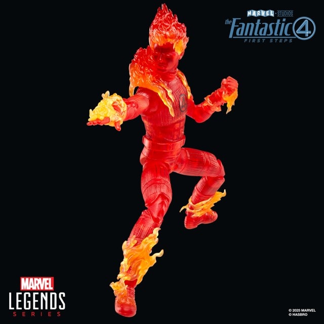 Human Torch Fantastic Four First Steps Marvel Legends Series Hasbro Action Figure - 4