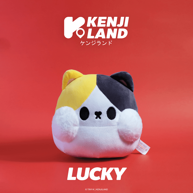 Kenji Yabu Tiny-K Lucky Cat Soft Toy - 1