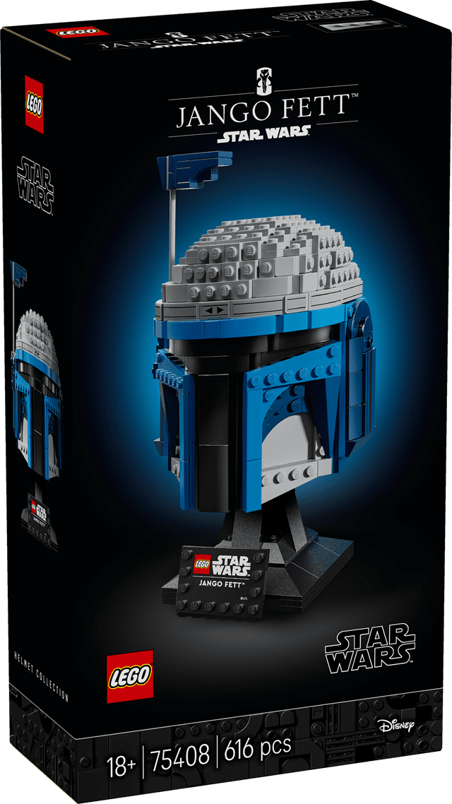 Jango Fett Helmet Star Wars LEGO HMV Store Jango Fett Helmet Star Wars LEGO HMV Store
