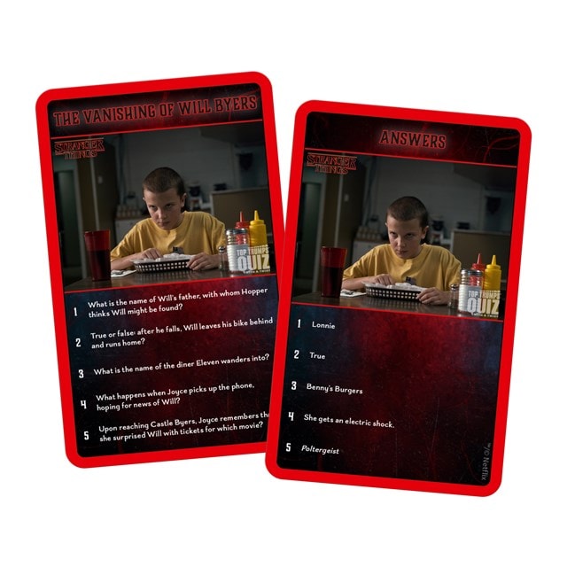 Stranger Things Top Trumps Quiz - 3