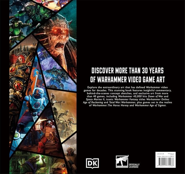 The Art Of Warhammer Video Games Hardback By Andy Hall - 2