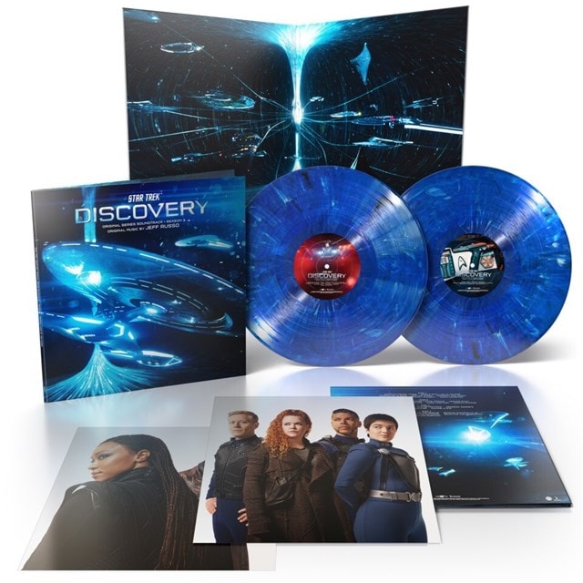 Star Trek Discovery: Season 3 Limited Edition Blue & White Marbled Vinyl - 1
