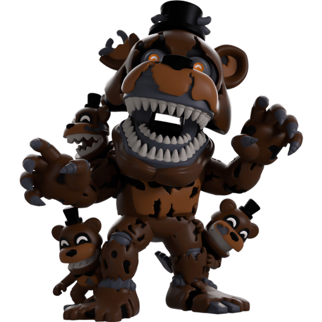Nightmare Freddy & Freddles Five Nights At Freddy's FNAF hmv Exclusive Youtooz Figurine - 1
