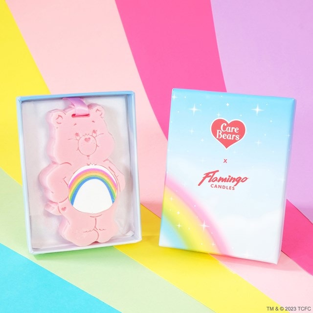 Fuzzy Wuzzy Cheer Bear Scent Shape Care Bears x Flamingo Candle - 2