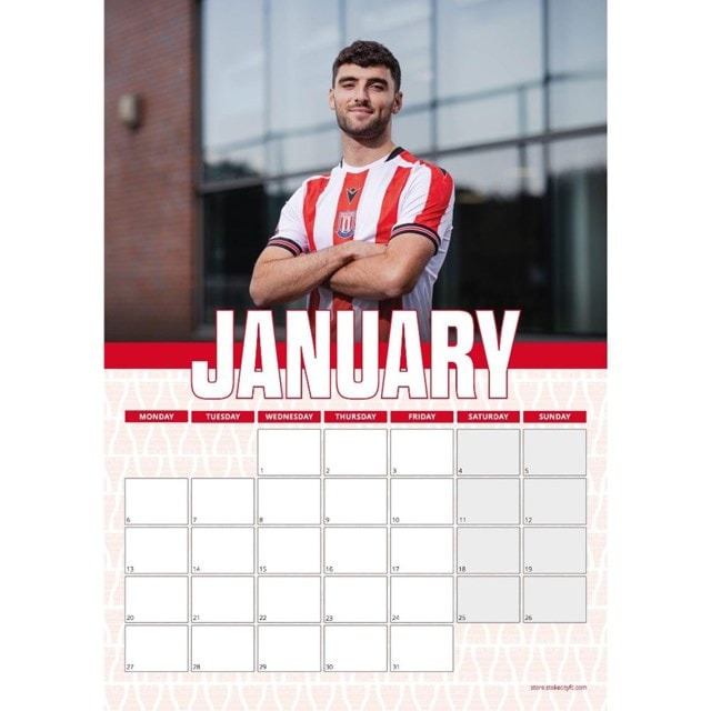 Stoke City FC 2025 Calendar A3 - 2