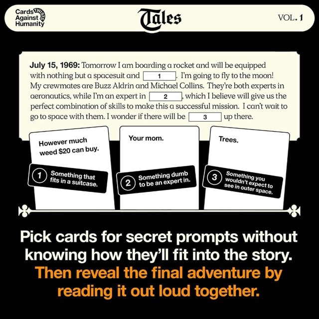 Cards Against Humanity Tales Card Game - 2